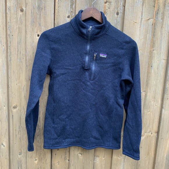 Patagonia Quarter Zip Better Sweater Blue - Picture 3 of 8